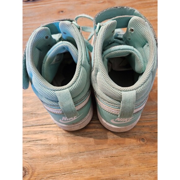 Nike Court Borough Mid 2 Emerald Rise Kids Sneakers Size 7Y NWOB CD7782-300 - Picture 4 of 6